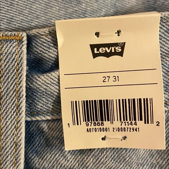 Levi’s XL Straight 27/31 Wide Leg Vintage Wash - Picture 6 of 10